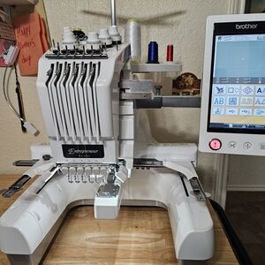 Brother Embroidery Machine in White